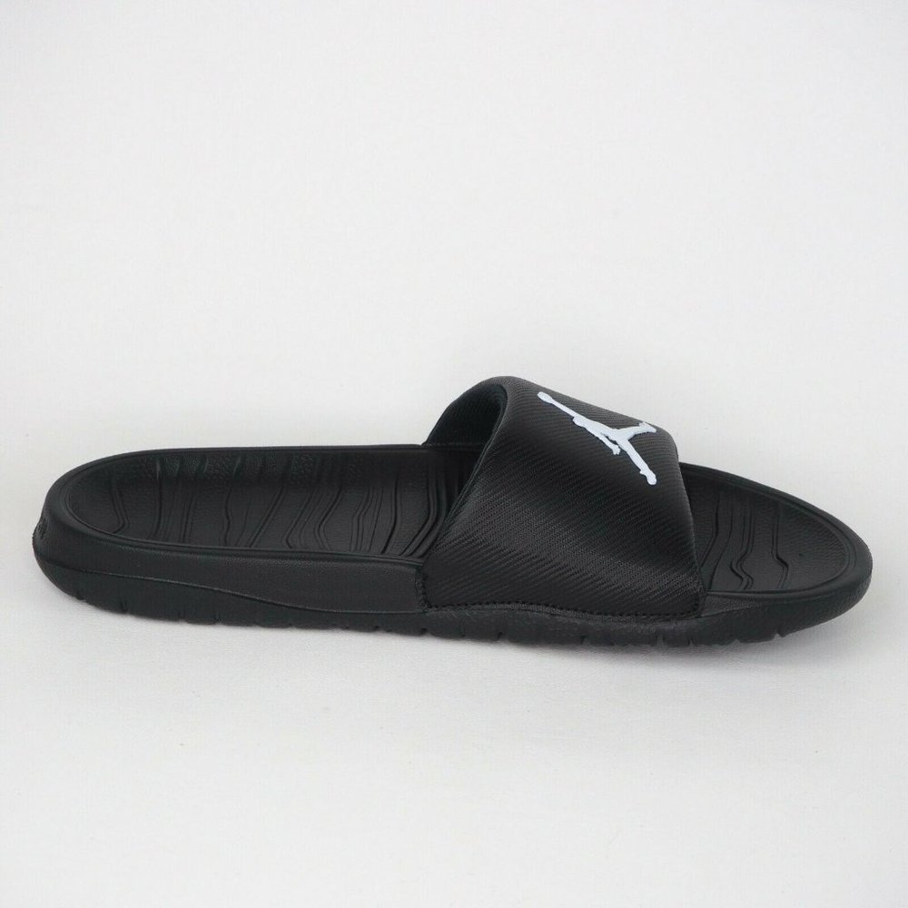 Nike Air Jordan Break Slide Mens Sandals Black Wht - Picture 3 of 11